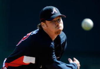 KISSIMMEE, FL - MARCH 3:  Pitcher Tommy Hanson #73 of the Atlanta Braves throws during an exhibition game against Panama at Champion Stadium March 3, 2009 in Kissimmee, Florida.  (Photo by Sam Greenwood/Getty Images)