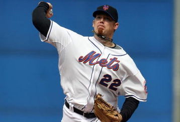 PORT ST LUCIE, FL - MARCH 01:  Pitcher J.J. Putz #22 of the New York Mets pitches against the Houston Astros during a spring training game at Tradition Field on March 1, 2009 in Port St Lucie, Florida. The Mets defeated the Astros 13-1.  (Photo by Doug Benc/Getty Images)