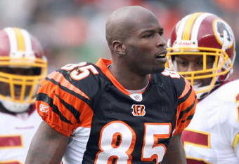 CINCINNATI - DECEMBER 14:  Chad Johnson #85 of the Cincinnati Bengals stands on the field during the NFL game against the Washington Redskins on December 14, 2008 at Paul Brown Stadium in Cincinnati, Ohio. The Bengals won 20-13. (Photo by Andy Lyons/Getty Images)