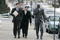 LEBANON - JANUARY 14: New York Giants wide receiver Plaxico Burress, right, walks with members of his legal team as he arrives at the Lebanon County Courthouse January 14, 2009 in Lebanon, Pa.  Burress is scheduled to appear in a civil trial in a dispute with an automobile dealer over what he owes in damages to a vehicle supplied to him by the dealership. (Photo by Chris Gardner/Getty Images)