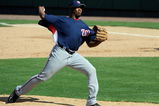 LAKELAND, FL - MARCH 05:  Pitcher Terrell Young #51 of the Washington Nationals throws during a spring training game against the Detroit Tigers at Joker Marchant Stadium on March 5, 2009 in Lakeland, Florida.  (Photo by Sam Greenwood/Getty Images)