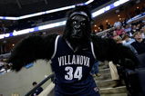 MEMPHIS, TN - MARCH 29:  A Villanova fan wears a gorilla suit during the North Carolina Tar Heels and Oklahoma Sooners NCAA Men's Basketball Tournament South Regional Final at the FedExForum on March 29, 2009 in Memphis, Tennessee. Villanova will play the winner between the Tar Heels and the Sooners. (Photo by Joe Murphy/Getty Images)