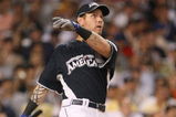 NEW YORK - JULY 15:  Josh Hamilton bats during the 2008 MLB All-Star State Farm Home Run Derby at Yankee Stadium on July 14, 2008 in the Bronx borough of New York City. (Photo by: Nick Laham/Getty Images)