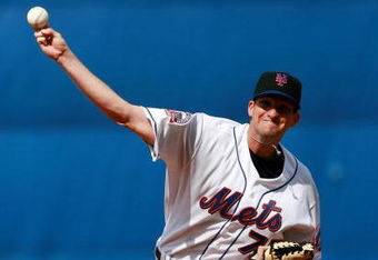 PORT SAINT LUCIE, FL - MARCH 01:  Pitcher Robert Parnell #75 of the New York Mets pitches against the Los Angeles Dodgers in a Spring Training game at Tradition Field on March 1, 2008 in Port Saint Lucie, Florida. The Mets defeated the Dodgers 1-0.  (Photo by Doug Benc/Getty Images)