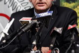 WELLINGTON, NEW ZEALAND - MARCH 30:  IOC President Jacques Rogge speaks to the media during a press conference at the New Zealand Olympic Committee Museum on March 30, 2009 in Wellington, New Zealand.  (Photo by Sandra Mu/Getty Images)