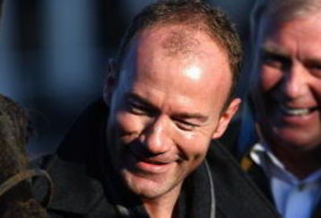 CHELTENHAM, UNITED KINGDOM - JANUARY 24:  Ex Footballer Alan Shearer in the winners enclosure after W.T.Kennedy on The Sawyer landed The Betchronicle.com Trophy Steeple Chase race at Cheltenham Racecourse on January 24, 2009 in Cheltenham, England.  (Photo by Julian Finney/Getty Images)