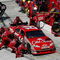 MARTINSVILLE, VA - MARCH 29:  Tony Stewart driver of the #14 Old Spice/Home Depot Chevrolet makes a pit stop during the NASCAR Sprint Cup Series Goody's Fast Pain Relief 500 at the Martinsville Speedway on March 29, 2009 in Martinsville, Virginia.  (Photo by John Harrelson/Getty Images)