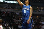 CHICAGO - FEBRUARY 24:  Courtney Lee #11 of the Orlando Magic drives for a shot attempt against the Chicago Bulls at the United Center on Feberuary 24, 2009 in Chicago, Illinois.  NOTE TO USER: User expressly acknowledges and agreees that, by downloading and/or using this Photograph, User is consenting to the terms and conditions of the Getty Images License Agreement.  (Photo by Jonathan Daniel/Getty Images)