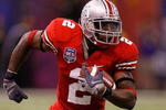 NEW ORLEANS - JANUARY 07:  Malcolm Jenkins #2 of the Ohio State Buckeyes runs back an interception against the Louisiana State University Tigers during the AllState BCS National Championship on January 7, 2008 at the Louisiana Superdome in New Orleans, Louisiana.  (Photo by Chris Graythen/Getty Images)
