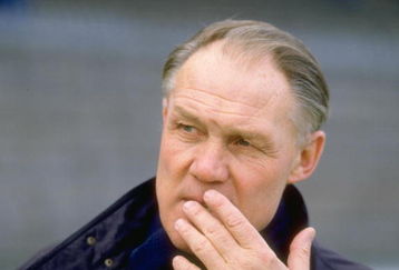 1987:  Portrait of Holland Coach Rinus Michels during the European Championship qualilfying match against Cyprus. Holland won the match 4-0. \ Mandatory Credit: Allsport UK /Allsport