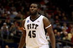 DAYTON, OH - MARCH 22:  DeJuan Blair #45 of the Pittsburgh Panthers looks on against the Oklahoma State Cowboys during the second round of the NCAA Division I Men's Basketball Tournament at the University of Dayton Arena on March 22, 2009 in Dayton, Ohio.  (Photo by Andy Lyons/Getty Images)