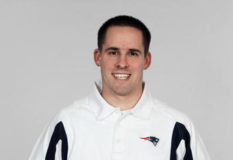 FOXBOROUGH, MA - 2005:  Josh McDaniels of the New England Patriots poses for his 2005 NFL headshot at photo day in Foxborough, Massachusetts.  (Photo by Getty Images) 