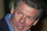 NEW YORK - MARCH 18:  World Wrestling Entertainment Chairman Vince McMahon speaks at a media conference announcing the all-star lineup of WWE WrestleMania XIX at ESPN Zone in Times Square March 18, 2003 in New York City.  (Photo by Mark Mainz/Getty Images)