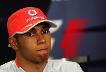MELBOURNE, AUSTRALIA - MARCH 27:  Lewis Hamilton of Great Britain and McLaren Mercedes attends the drivers press conference following practice for the Australian Formula One Grand Prix at the Albert Park Circuit on March 27, 2009 in Melbourne, Australia.  (Photo by Mark Thompson/Getty Images)