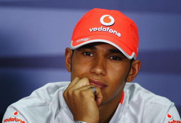KUALA LUMPUR, MALAYSIA - APRIL 02:  Lewis Hamilton of Great Britain and McLaren Mercedes attends the drivers press conference during previews to the Malaysian Formula One Grand Prix at the Sepang Circuit on April 2, 2009 in Kuala Lumpur, Malaysia.  (Photo by Paul Gilham/Getty Images)