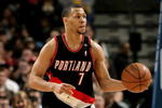 DENVER - MARCH 05:  Brandon Roy #7 of the Portland Trail Blazers dribbles the ball upcourt against the Denver Nuggets during NBA action at the Pepsi Center on March 5, 2009 in Denver, Colorado. The Nuggets defeated the Trail Blazers 106-90. NOTE TO USER: User expressly acknowledges and agrees that, by downloading and/or using this Photograph, user is consenting to the terms and conditions of the Getty Images License Agreement.  (Photo by Doug Pensinger/Getty Images)