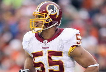CINCINNATI - DECEMBER 14:  Jason Taylor #55 of the Washington Redskins jogs on the field during the NFL game against the Cincinnati Bengals at Paul Brown Stadium December 14, 2008 in Cincinnati, Ohio. (Photo by Andy Lyons/Getty Images)