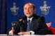 DETROIT - MAY 24:  NHL Commissioner, Gary Bettman speaks before game one of the 2008 NHL Stanley Cup Finals between the Detroit Red Wings and the Pittsburgh Penguins at Joe Louis Arena on May 24, 2008 in Detroit, Michigan.  (Photo by Jim McIsaac/Getty Images)