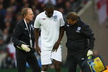 LONDON - MARCH 28:  Carlton Cole of England walks of the pitch injured during the International Friendly match between England and Slovakia at Wembley Stadium on March 28, 2009 in London, England.  (Photo by Phil Cole/Getty Images)