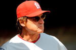 FORT LAUDERDALE, FL - FEBRUARY 26: Manager Tony LaRussa of the St Louis Cardinals looks on during a spring training game against the Baltimore Orioles at Fort Lauderdale Stadium on February 26, 2009 in Fort Lauderdale, Florida. (Photo by Rob Tringali/Getty Images)