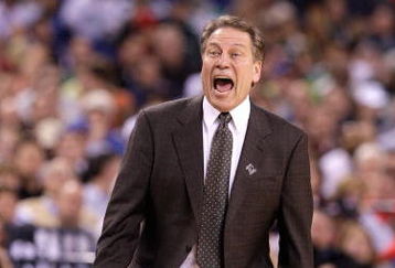 INDIANAPOLIS - MARCH 27:  Head coach Tom Izzo of the Michigan State Spartans reacts as he coaches against the Kansas Jayhawks during the third round of the NCAA Division I Men's Basketball Tournament at the Lucas Oil Stadium on March 27, 2009 in Indianapolis, Indiana.  (Photo by Andy Lyons/Getty Images)