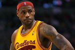 BOSTON, MA - MARCH 6: LeBron James #23 of the Cleveland Cavaliers reacts in the fourth quarter during a game against the Boston Celtics at the TD Banknorth Garden on March 6, 2009 in Boston, Massachusetts. The Celtics won 105-94. NOTE TO USER: User expressly acknowledges and agrees that, by downloading and/or using this Photograph, user is consenting to the terms and conditions of the Getty Images License Agreement. (Photo by Jim Rogash/Getty Images)
