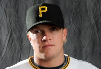 BRADENTON, FLORIDA - FEBRUARY 22: Nate McLouth #13 of the Pittsburgh Pirates poses during photo day at the Pirates spring training complex on February 22, 2008 in Bradenton, Florida. (Photo by Rob Tringali/Getty Images)