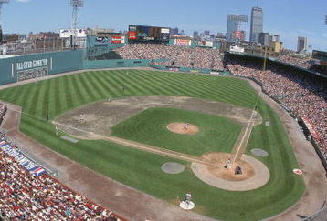 BOSTON - JUNE 20:  A general view of the baseball diamond taken during the All-Star Game at Fenway Park on June 20,1999 in Boston, Massachusetts. (Photo by: Al Bello /Getty Images)