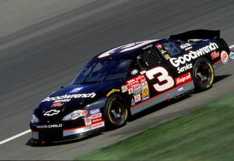 30 Apr 2000:  Dale Earnhardt Sr. is in action during the NAPA Auto Parts 500, Part of the NASCAR Winston Cup Series, at the California Speedway in Fontana, California. Mandatory Credit: Jon Ferrey  /Allsport