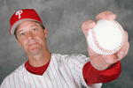 CLEARWATER, FL - FEBRUARY 20:  Jamie Moyer #50 of the Philadelphia Phillies poses for a photo during Spring Training Photo day on February 20, 2009 at Bright House Networks Field in Clearwater, Florida.  (Photo by Chris Graythen/Getty Images)