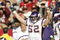 SAN FRANCISCO - DECEMBER 9:  Linebacker Chad Greenway #52 of the Minnesota Vikings celebraters a score against the San Francisco 49ers during a game on December 9, 2007 at Monster Park in San Francisco, California. (Photo by Greg Trott/Getty Images)