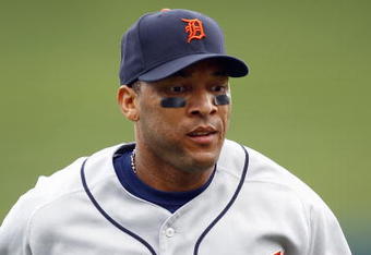 KANSAS CITY, MO - MAY 15:  Gary Sheffield #3 of the Detroit Tigers jogs off the field during a game against the Kansas City Royals on May 15, 2008 at Kauffman Stadium in Kansas City, Missouri. (Photo by G. Newman Lowrance/Getty Images)