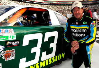 BRISTOL, TN - MARCH 21:  Harry Gant prepares to drive during the NASCAR Legends UARA Race at Bristol Motor Speedway on March 21, 2009 in Bristol, Tennessee.  (Photo by Rusty Jarrett/Getty Images for NASCAR)
