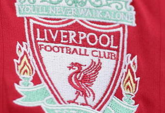 LIVERPOOL, UNITED KINGDOM - SEPTEMBER 23: The Liverpool badge on a fans shirt during the Barclays Premiership match between Liverpool and Tottenham Hotspur at Anfield on September 23, 2006 in Liverpool, England.  (Photo by Laurence Griffiths/Getty Images)