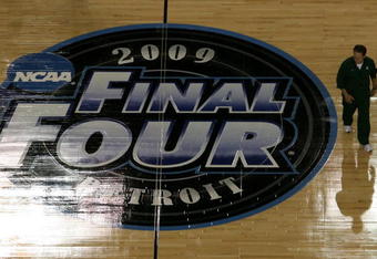 DETROIT - APRIL 03:  Head coach Tom Izzo of the Michigan State Spartans walks on court during practice prior to the Final Four of the NCAA Division I Men's Basketball Tournament at Ford Field on April 3, 2009 in Detroit, Michigan.  (Photo by Streeter Lecka/Getty Images)
