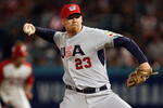 MIAMI - MARCH 14:  Pitcher J.J. Putz #23 of the United States pitches against Puerto Rico during round 2 of the World Baseball Classic at Dolphin Stadium on March 14, 2009 in Miami, Florida. Puerto Rico defeated the United States 11-1 in seven innings.  (Photo by Doug Benc/Getty Images)