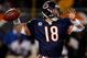 CHICAGO - DECEMBER 11: Kyle Orton #18 of the Chicago Bears throws a pass against the New Orleans Saints at Soldier Field on December 11, 2008 in Chicago, Illinois. (Photo by Jonathan Daniel/Getty Images)