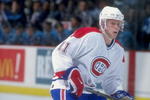 24 November, 1997:  Saku Koivu #11 of the Montreal Canadiens in action against the San Jose Sharks at the Molson Center in Toronto, Canada.  The Canadiens tied the Sharks 2-2.  Mandatory Credit: Robert Laberge  /Allsport