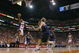 PHOENIX - JUNE 03:  Leandro Barbosa #10 of the Phoenix Suns lays the ball up against Dirk Nowitzki #41 of the Dallas Mavericks in game six of the Western Conference Finals during the 2006 NBA Playoffs on June 3, 2006 at US Airways Center in Phoenix, Arizona.  NOTE TO USER: User expressly acknowledges and agrees that, by downloading and or using this photograph, User is consenting to the terms and conditions of the Getty Images License Agreement.  (Photo by Lisa Blumenfeld/Getty Images)