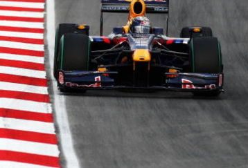 KUALA LUMPUR, MALAYSIA - APRIL 04:  Sebastian Vettel of Germany and Red Bull Racing drives during qualifying for the Malaysian Formula One Grand Prix at the Sepang Circuit on April 4, 2009 in Kuala Lumpur, Malaysia.  (Photo by Clive Mason/Getty Images)