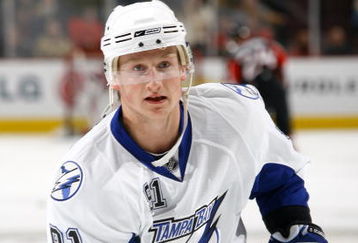 OTTAWA - MARCH 11:  Steven Stamkos #91 of the Tampa Bay Lightning skates during the game against the Ottawa Senators on March 11, 2009 at the Scotiabank Place in Ottawa, Ontario, Canada. (Photo by Phillip MacCallum/Getty Images)
