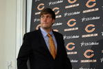 LAKE FOREST, IL - APRIL 3: Jay Cutler attends a press conference as the Chicago Bears introduced him as their new on April 3, 2009 at Halas Hall in Lake Forest, Illinois. (Photo by Jim Prisching/Getty Images)