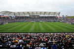 CARSON, CA - MARCH 29:  Fans watch as the Los Angeles Sol host the Washington Freedom in their inaugural WPS match at The Home Depot Center on March 29, 2009 in Carson, California. The Sol defeated the Freedom 2-0. (Photo by Robert Laberge/Getty Images)