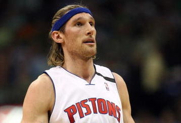 DALLAS - MARCH 17:  Walter Hermann of the Detroit Pistons during play against the Dallas Mavericks on March 17, 2009 at American Airlines Center in Dallas, Texas.  NOTE TO USER: User expressly acknowledges and agrees that, by downloading and/or using this Photograph, user is consenting to the terms and conditions of the Getty Images License Agreement.  (Photo by Ronald Martinez/Getty Images