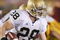 LOS ANGELES - NOVEMBER 29:  Kyle McCarthy #28 of the Notre Dame Fighting Irish returns an interception eight yards out of the endzone against the USC Trojans in the third quarter on November 29, 2008 at the Los Angeles Memorial Coliseum in Los Angeles, California.  USC won 38-3.  (Photo by Jeff Golden/Getty Images) 