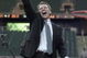25 Mar 2001: Michigan State head coach Tom Izzo waves to fans after cutting down a net following his team's 69-62 victory over Temple during their NCAA South Region Final game at the Georgia Dome in Atlanta, Georgia.  <DIGITAL IMAGE> Mandatory Credit: Andy Lyons/ALLSPORT