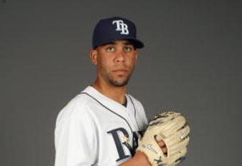 PORT CHARLOTTE, FLORIDA - FEBRUARY 20: David Price #14 of the Tampa Bay Rays poses during Photo Day on February 20, 2009 at the Charlotte County Sports Park in Port Charlotte, Florida. (Photo by: Nick Laham/Getty Images)