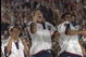 31 Mar 1997:   Players Josh Pastner, John Ash and Jason Lee (L-R) of the Arizona Wildcats cheer on teammates during the NCAA Championship game against the Kentucky Wildcats at the RCA Dome in Indianapolis, Indiana.  Arizona won the game 84 - 79. Mandatory