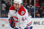 UNIONDALE, NY - APRIL 02: Roman Hamrlik #44 of the Montreal Canadiens skates against the New York Islanders on April 2, 2009 at the Nassau Coliseum in Uniondale, New York. (Photo by Bruce Bennett/Getty Images)