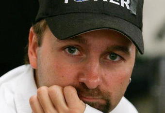 LAS VEGAS - JULY 30:  Poker player Daniel Negreanu looks up as he competes on the third day of the first round of the World Series of Poker no-limit Texas Hold 'em main event at the Rio Hotel & Casino July 30, 2006 in Las Vegas, Nevada. More than 8,600 players have registered to play in the main event. The final nine players will compete for the top prize of more than USD 11.7 million on the final table which begins August 10.  (Photo by Ethan Miller/Getty Images)